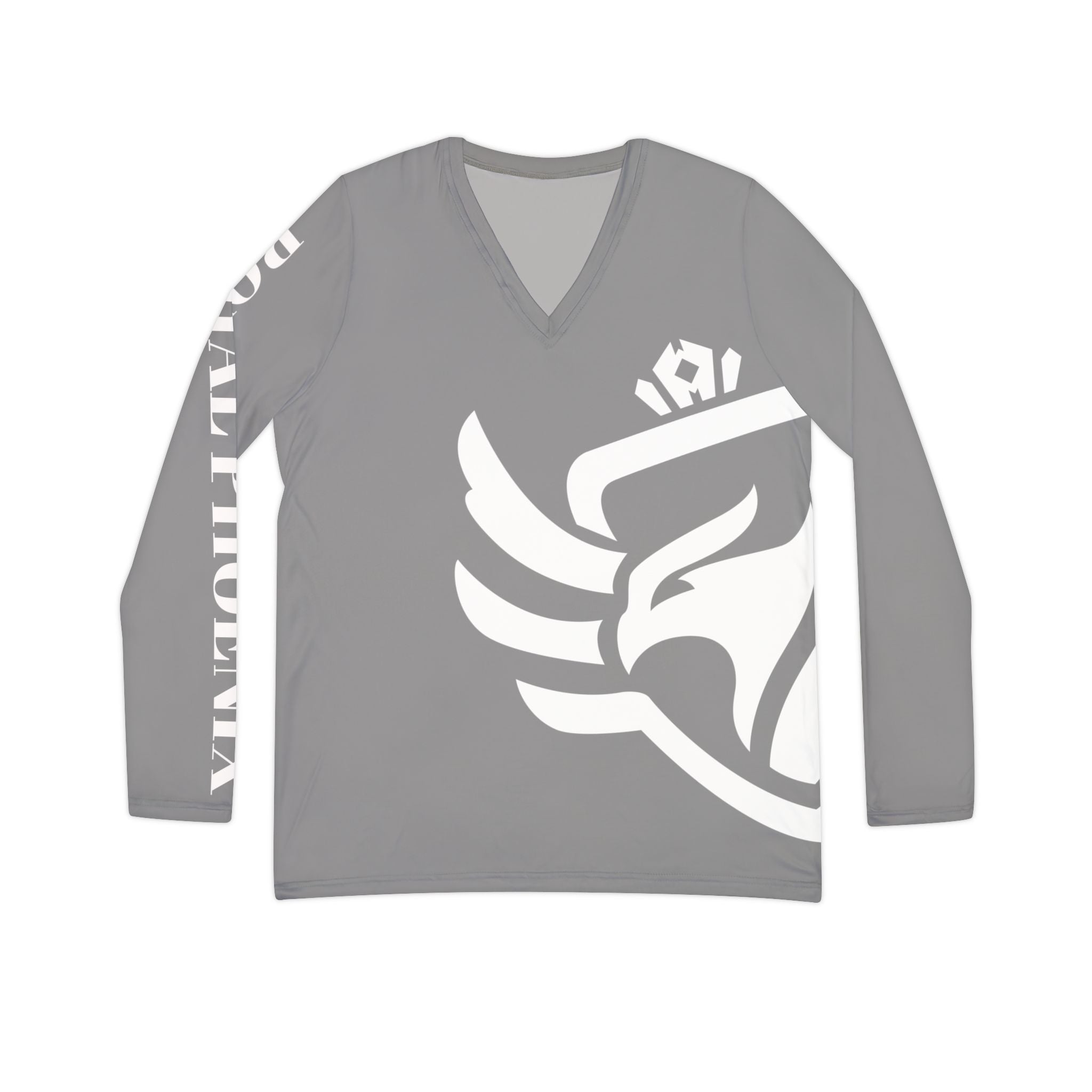 Women's Royal Phoenix Long Sleeve V-neck Shirt
