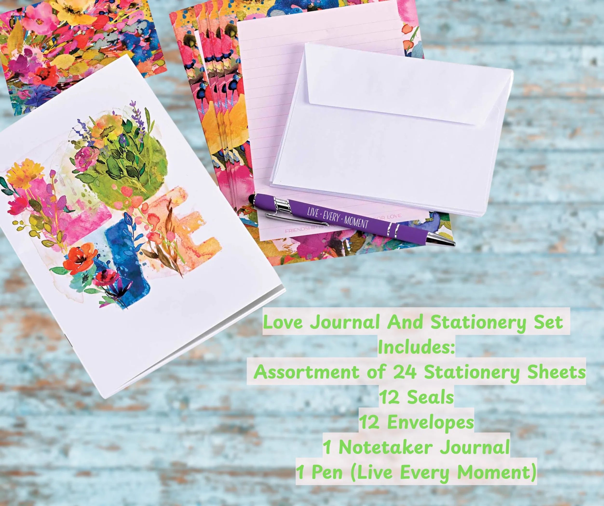 Journal Stationery Set Love