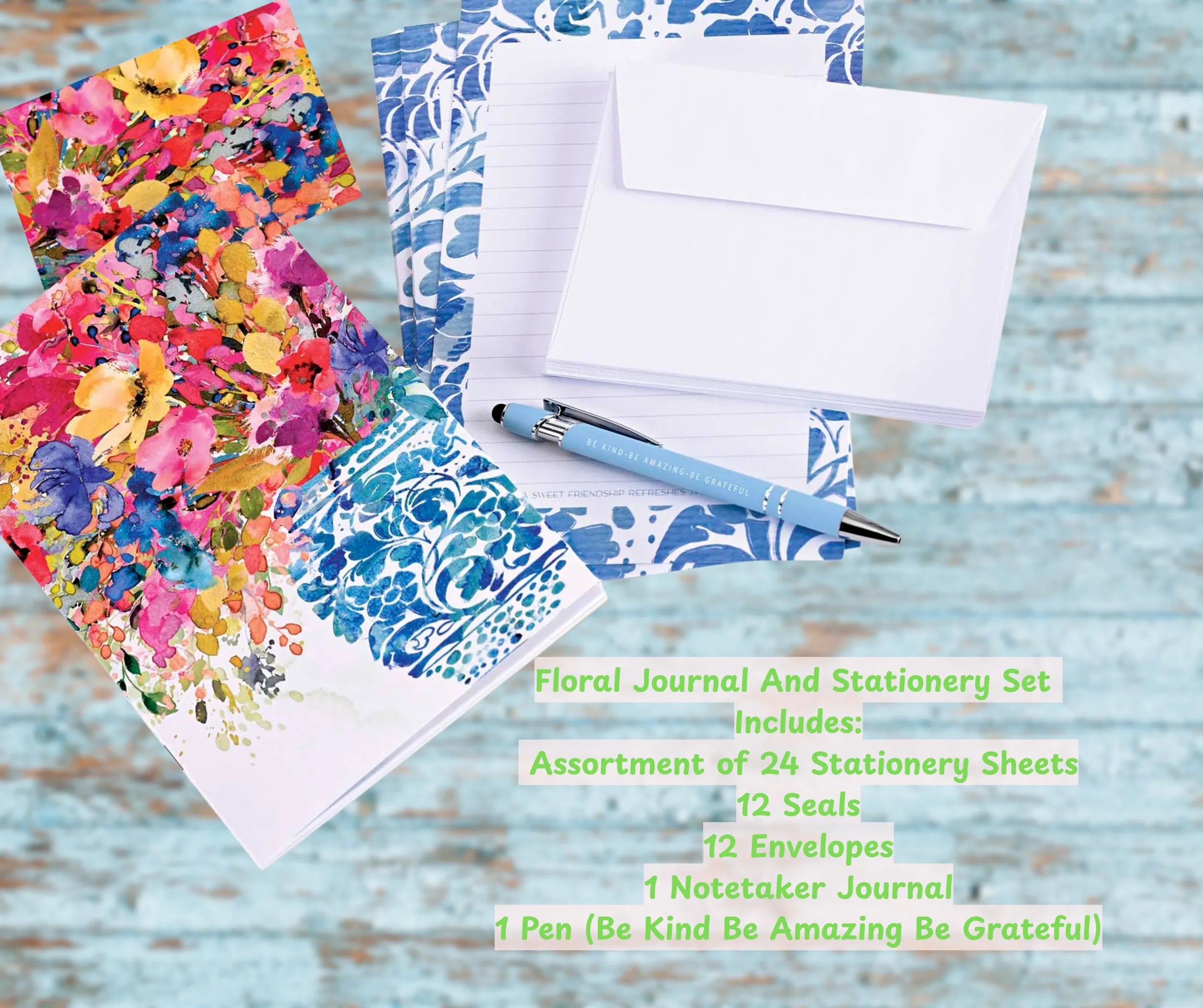 Journal Stationery Set Floral